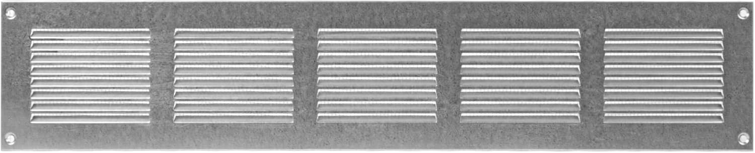 Galvanized Air Vent Cover 20 x 4 Inch for Ceiling and Sidewall