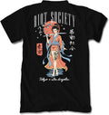 Riot Society Men's Short Sleeve Graphic T-Shirt with Geisha Design