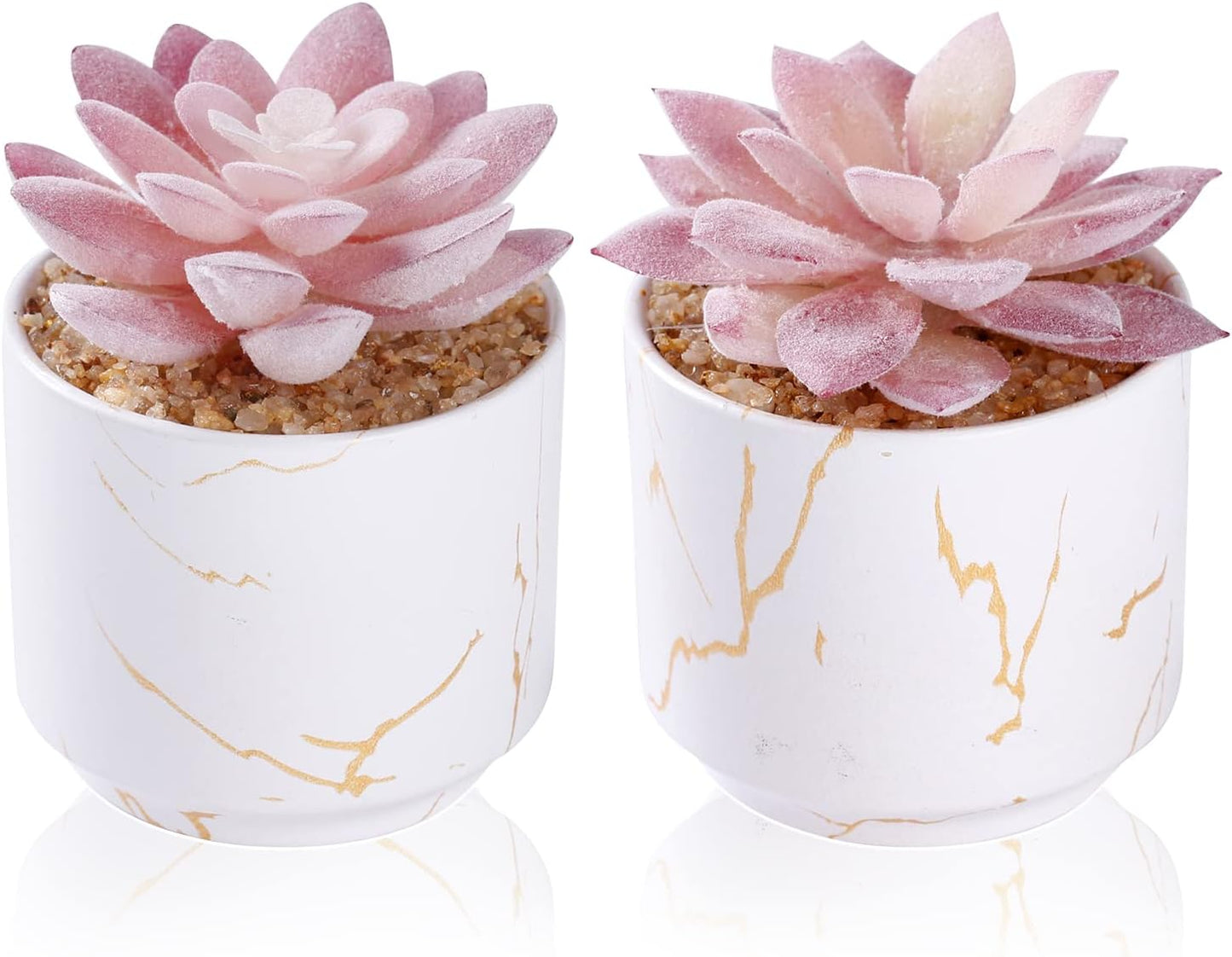 ZENIDA Small Fake Plants - Office & Desk Decor Bliss