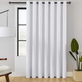 Room Divider Curtain 1 Panel 100 x 108 in Greyish White - Blackout