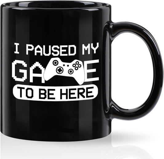 I Paused Game: Gamer Mug 11 Oz