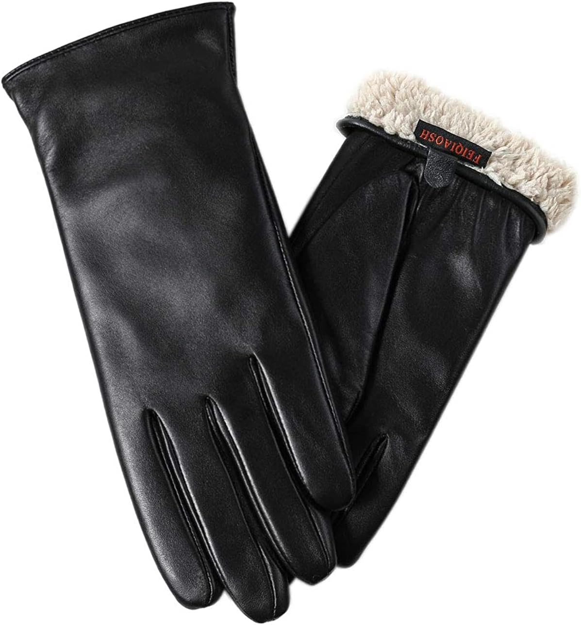 PAITE Touch Screen Sheepskin Gloves