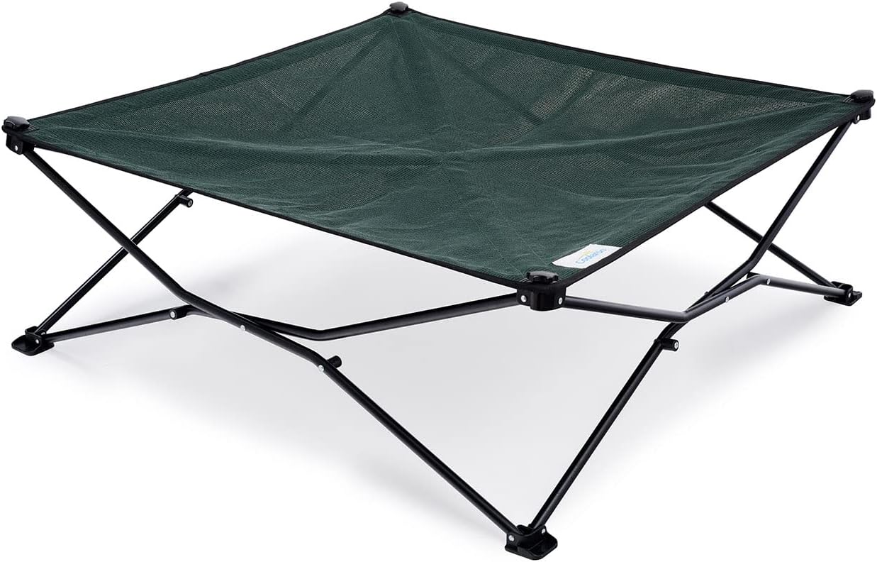 Coolaroo Elevated Dog Bed - Portable, Lightweight Travel Bed