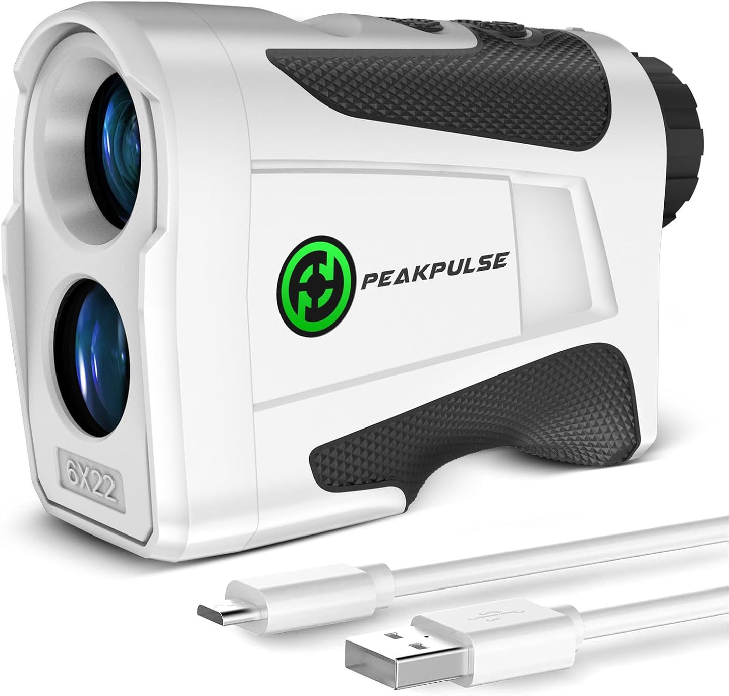 PEAKPULSE Golf Rangefinder: 1200 Yards Slope & Vibration Technology