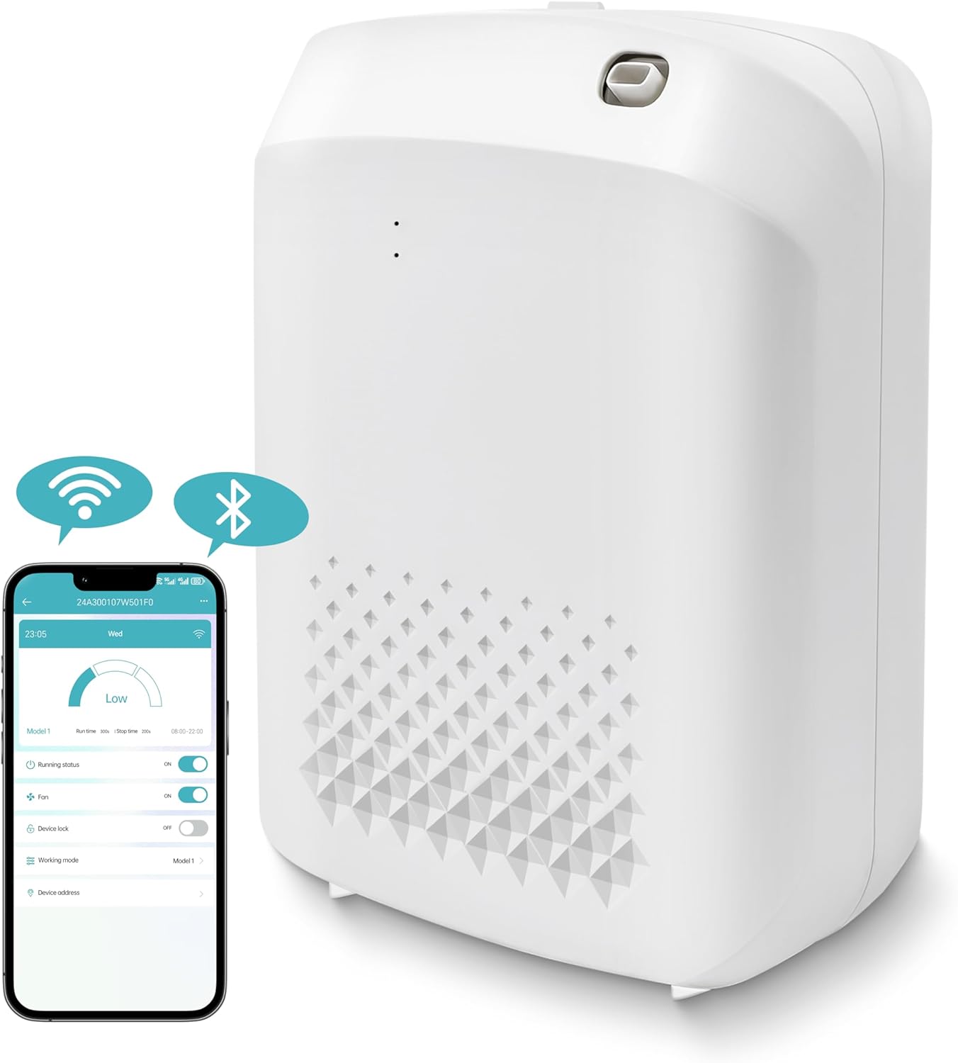 WiFi Smart Diffuser - 2000 Sq. Ft Coverage