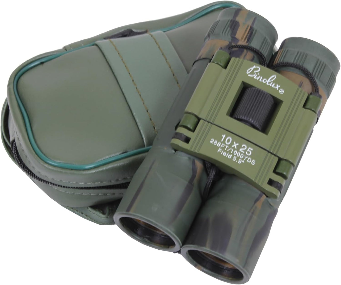 Woodland Camouflage 10 x 25MM Compact Binoculars for Outdoor Use