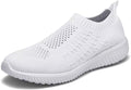 konhill Women's Lightweight Walking Shoes Breathable Slip On Clothing