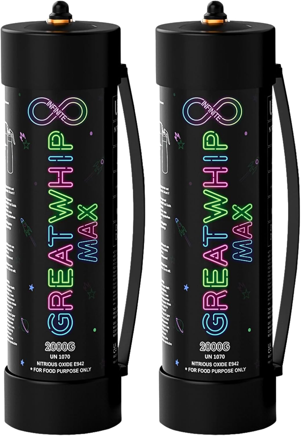 2000g Whip Cream Chargers - GreatWhip Delight 