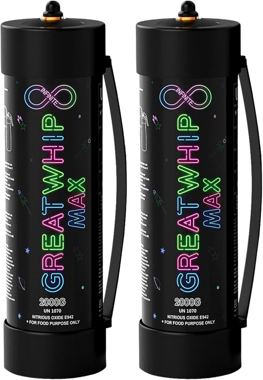 2000g Whip Cream Chargers - GreatWhip Delight 