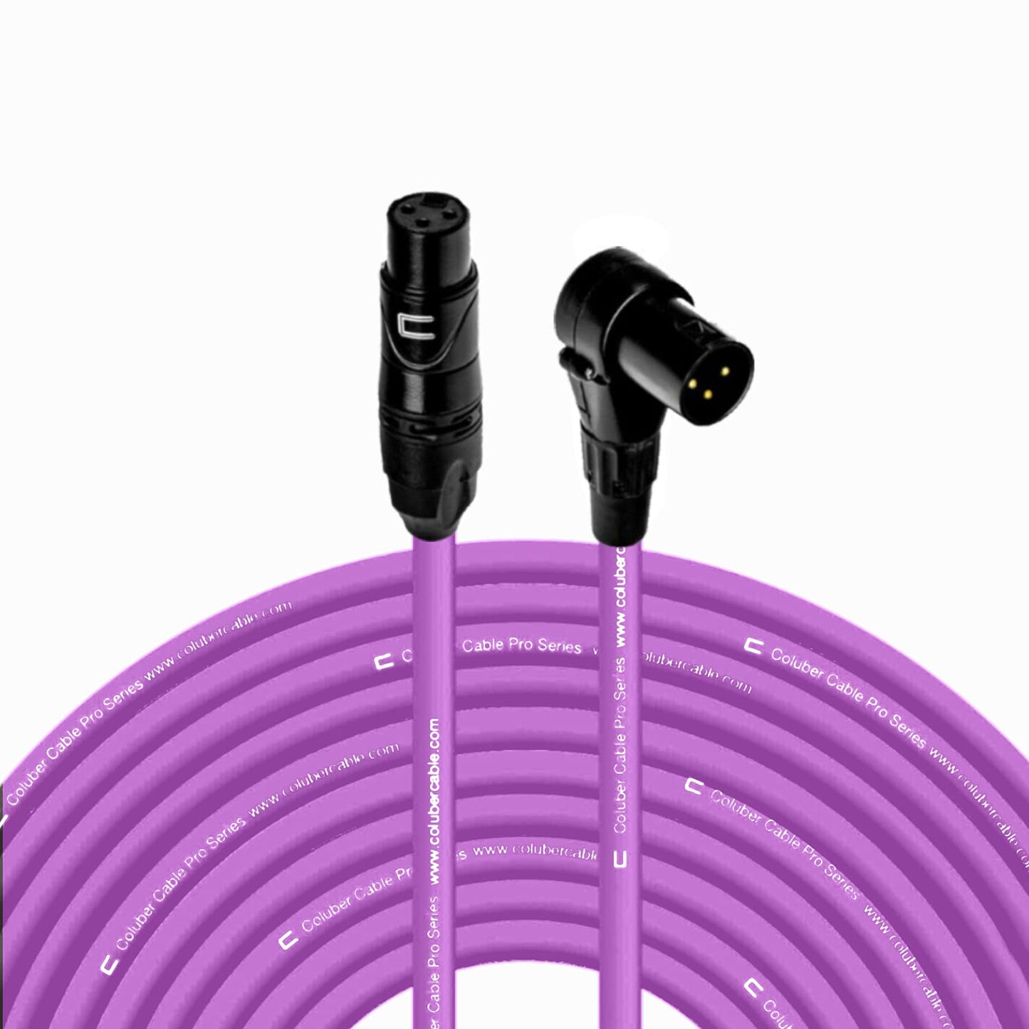 Balanced XLR Cable Female to Right Angle XLR Male - 150 Feet