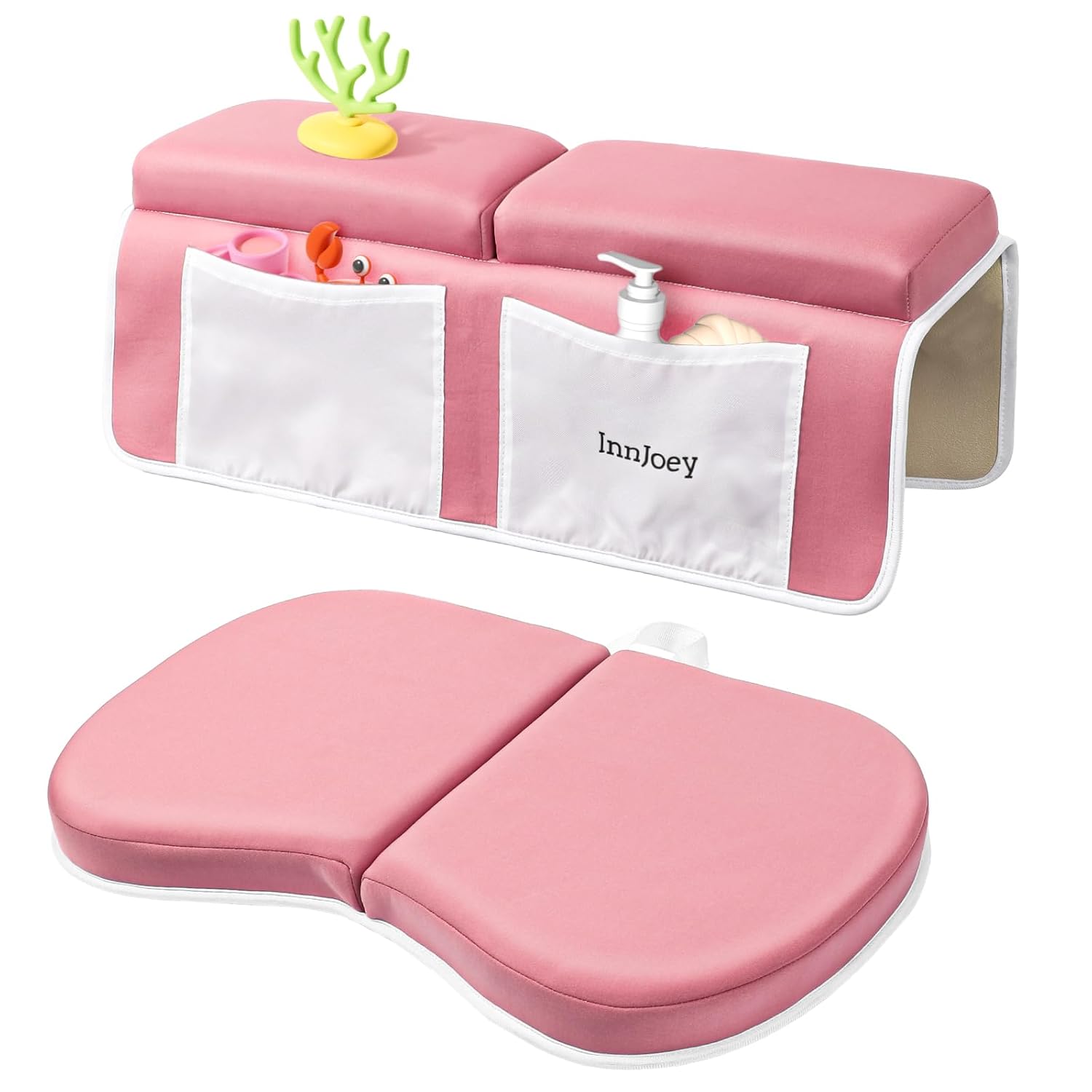 Odor-Free Baby Bath Kneeler and Elbow Rest Pad Set for Comfort
