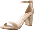 Heeled Sandals for Women Open Toe Ankle Strap Chunky 2.75in