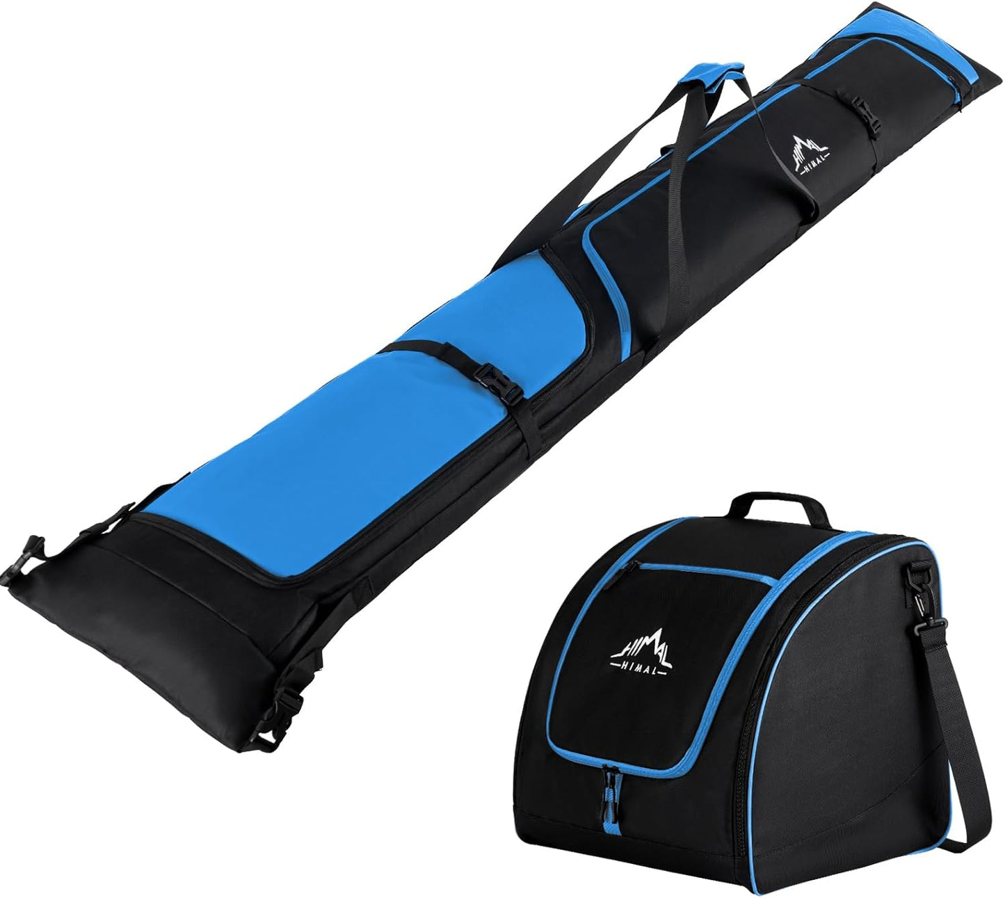 Padded Ski Bag and Boot Bag Combo for Safe Air Travel
