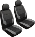 Front Seat Cover for Mazda (2-Pack Gray) - Custom Fit Leather