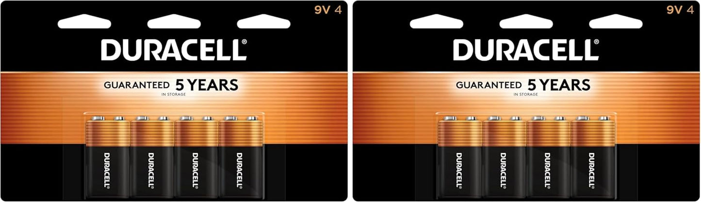 Duracell Coppertop 9V Battery Pack for Reliable Power Needs