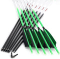 Linkboy Archery Carbon Arrows Pack of 6/12 - Durable Target & Hunting