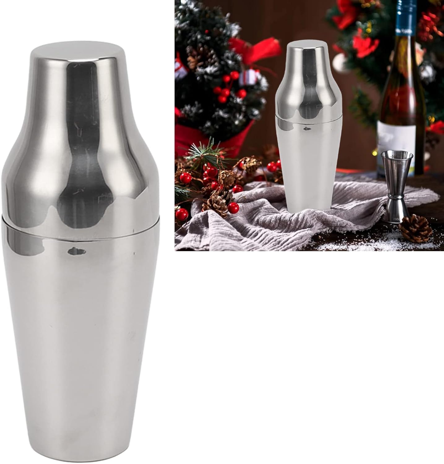 Stainless Steel Hybrid Cocktail Shaker - Mix Anywhere!