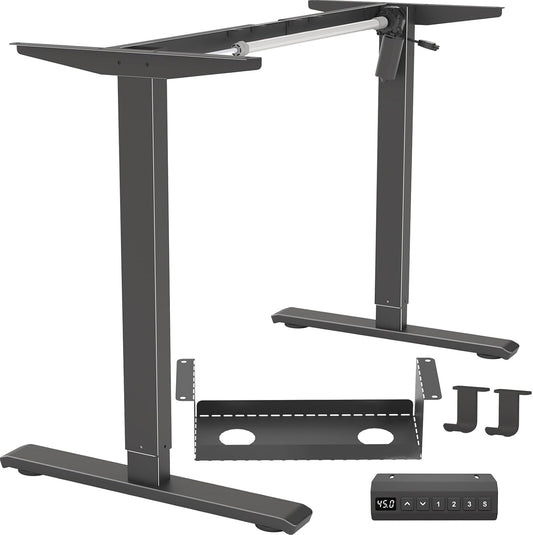 DERSITE Electric Adjustable Standing Desk Frame for Comfort