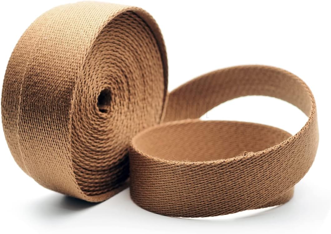 CRAFTMEMORE Heavy Cotton Webbing for Arts and Crafts Projects