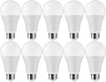 A19 14-Watt LED Light Bulbs 10 Pack - Warm White 3000K