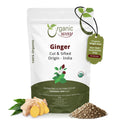 Organic Way Dried Ginger Root Cut & Sifted - Ideal for Tea & Cooking