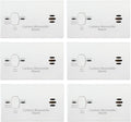Carbon Monoxide Detector 6 Pack - Portable Battery CO Alarms