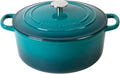 Enameled Cast Iron Dutch Oven Pot 7 Quart - Bread Baking & Cooking