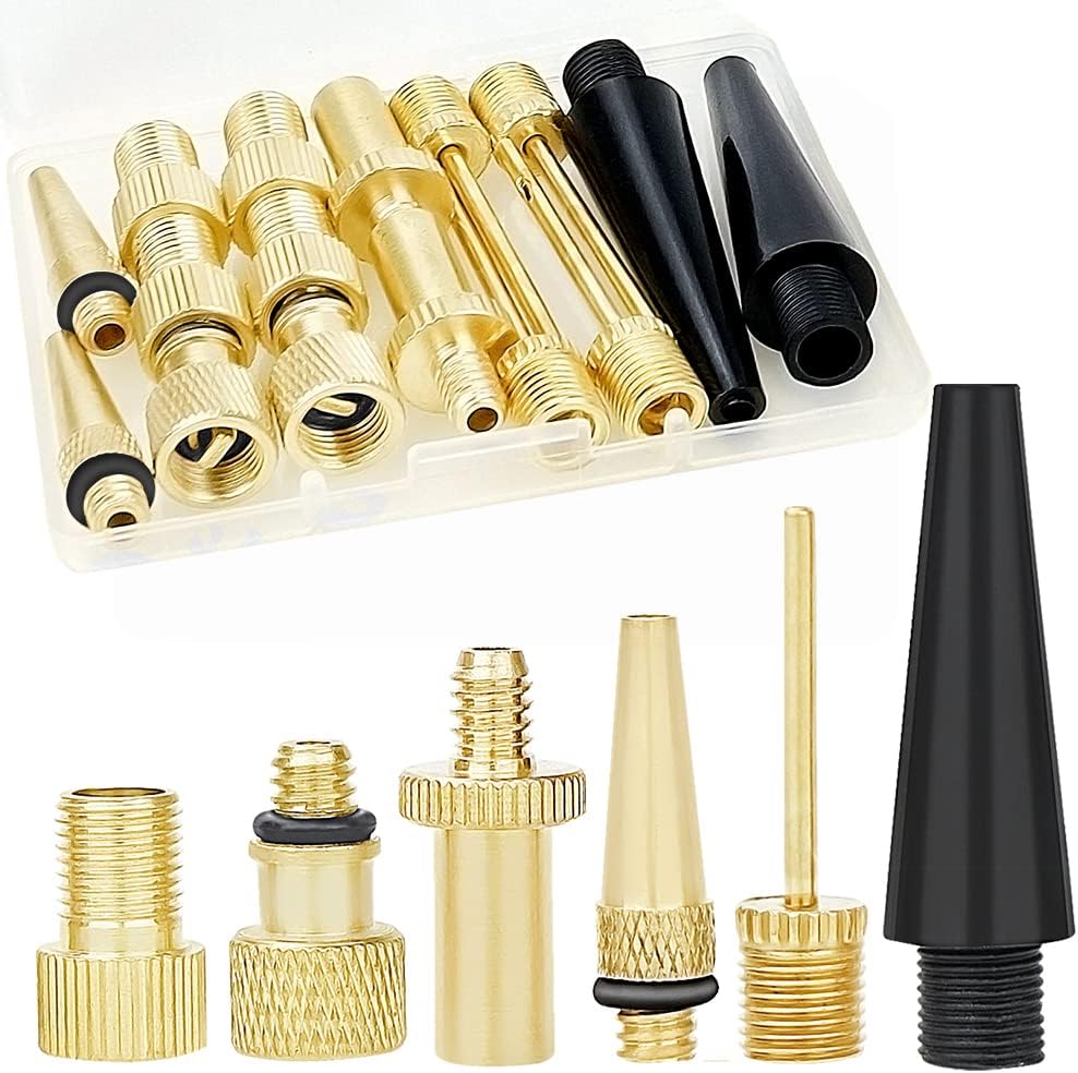 Premium Brass Bike Tire Valve Adapter
