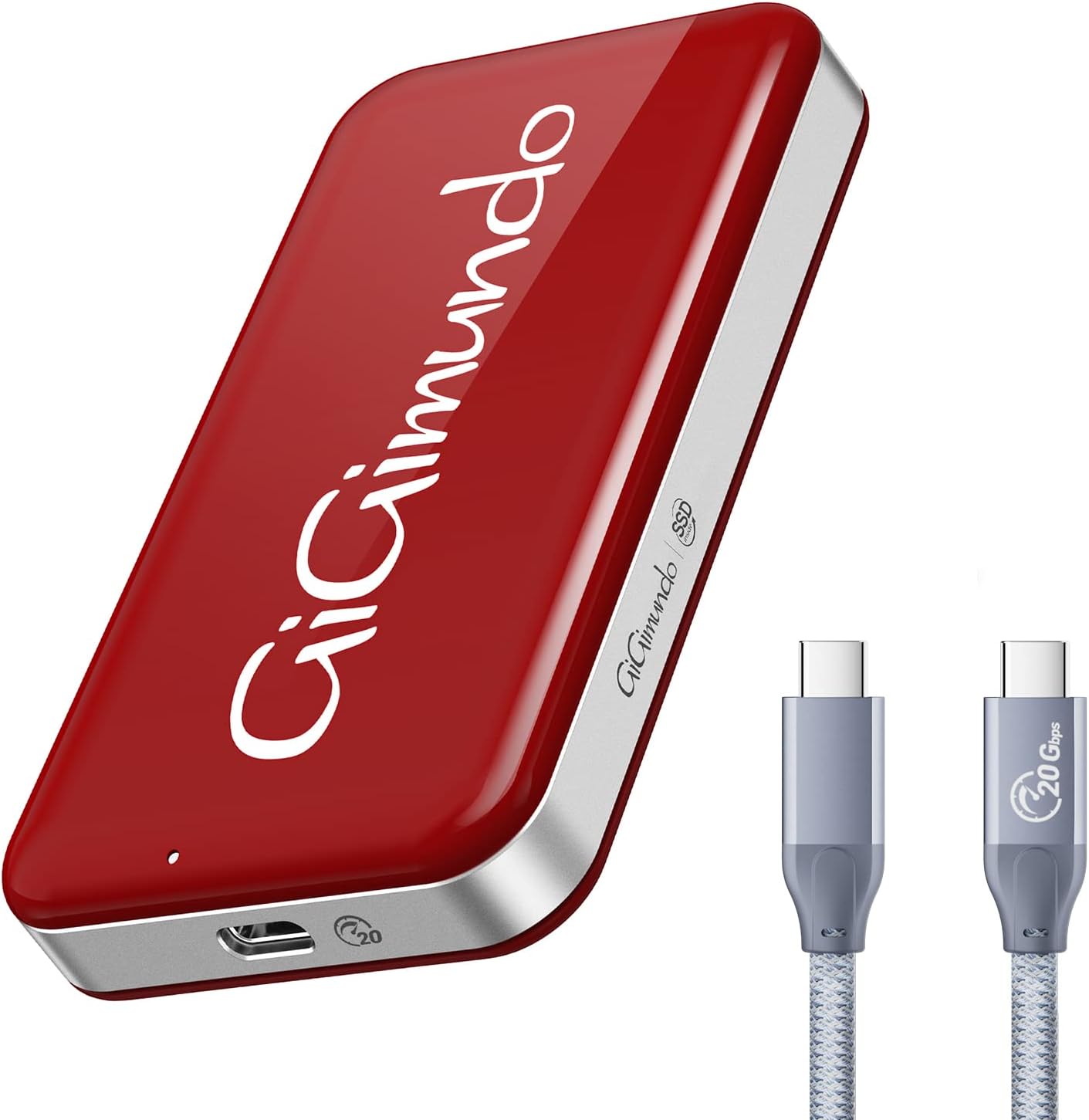 GiGimundo 512GB Portable SSD - Lightning Speeds Up to 2060MB/S