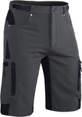 Hiauspor Mens Hiking Cargo Shorts Lightweight Water-Resistant Quick