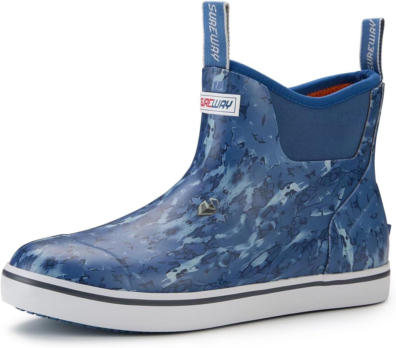 SUREWAY Men's Deck Boots: Waterproof Non-Slip Fishing Boots