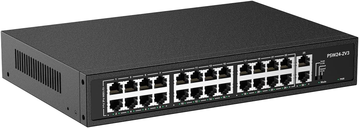 24 Port PoE Switch for High Performance Networking Solutions