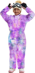 GEMYSE Kids One Piece Ski Suit for Winter Outdoor Fun
