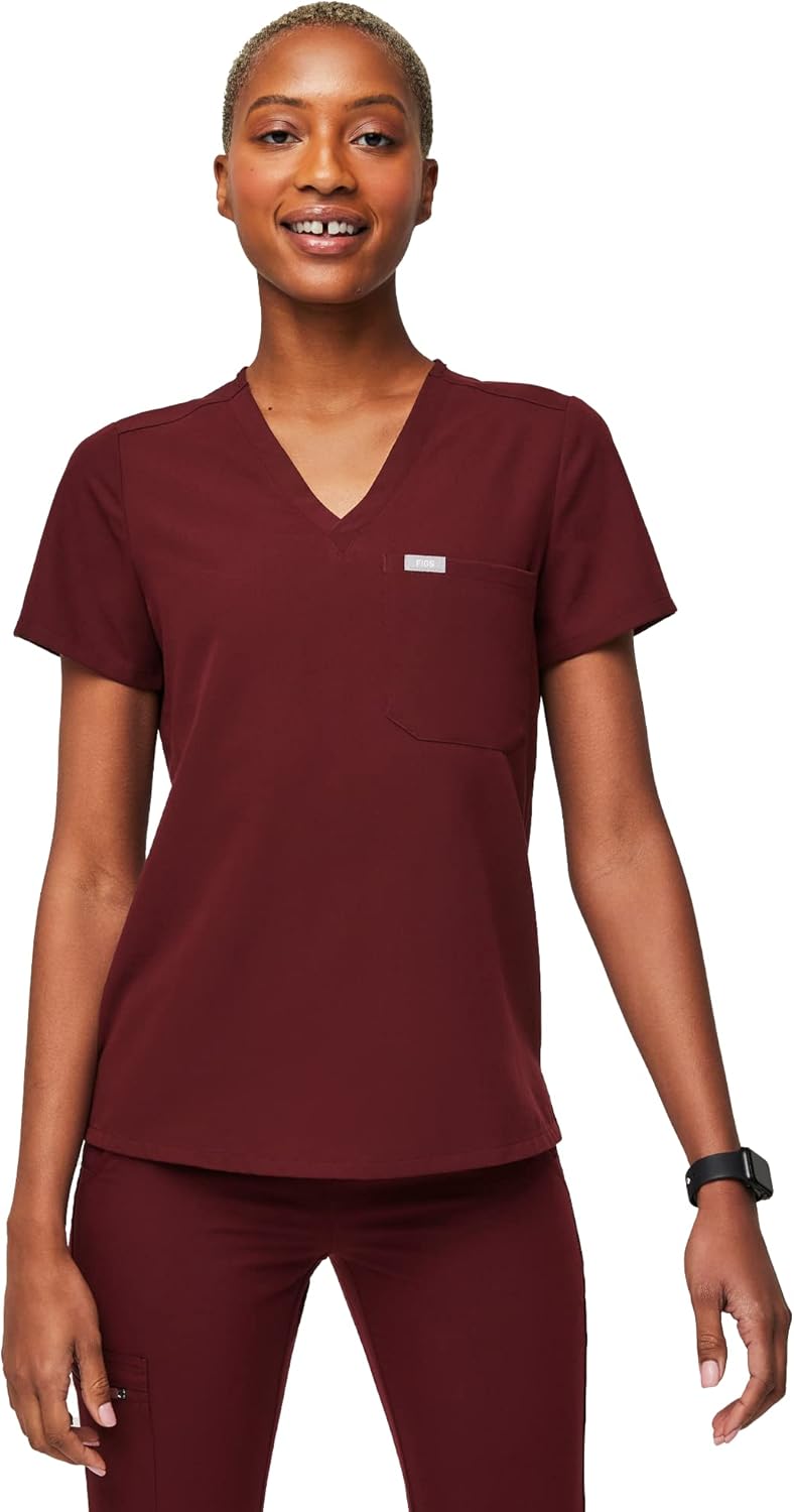 FIGS Catarina Scrub Tops for Women with Classic Fit and Comfort
