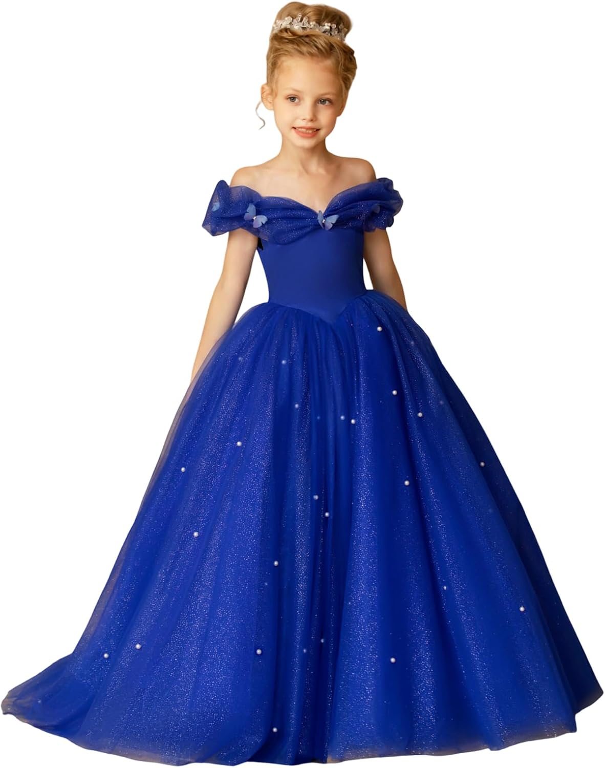 Elegant Off Shoulder Flower Girl Dresses for Special Occasions