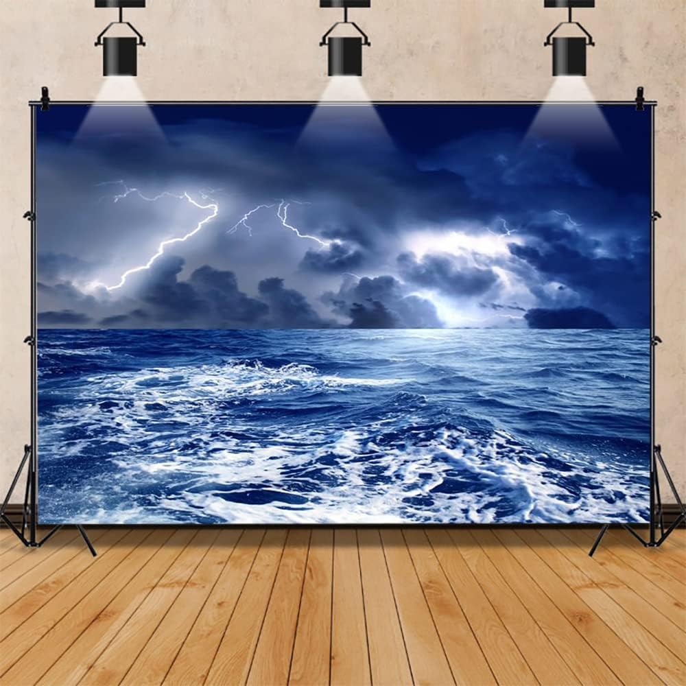 Renaiss Stormy Sea Backdrop for Stunning Photo Shoots and Parties