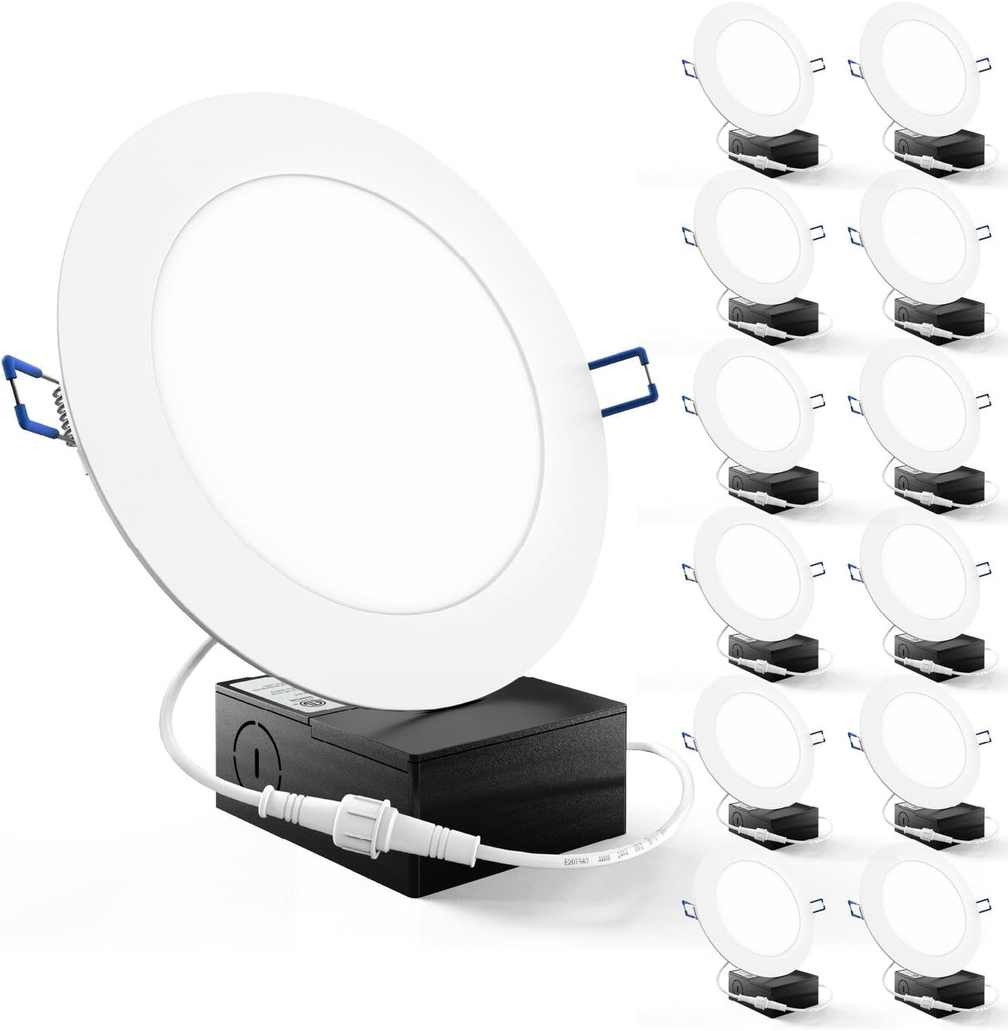 Sunco 12 Pack 6 Inch LED Recessed Lighting for Home Use