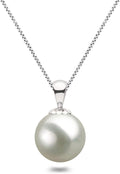 Japanese Freshwater Pearl Pendant Necklace AAAA 12.5mm - Timeless
