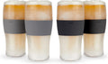 Host Freeze Beer Glasses 16 oz Freezer Gel Chiller - Set of 4