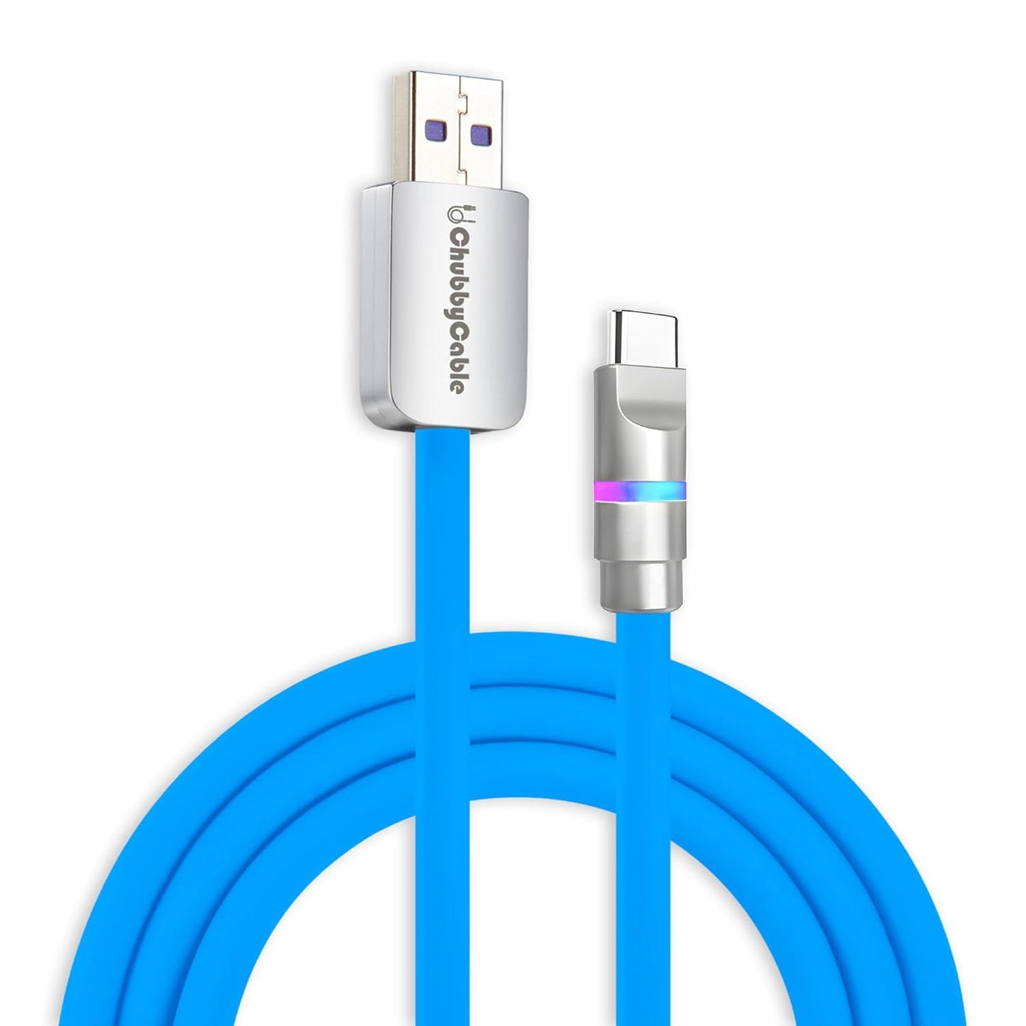 Chubbycable Neon Chubby Fast Charge Cable with RGB Light Effect