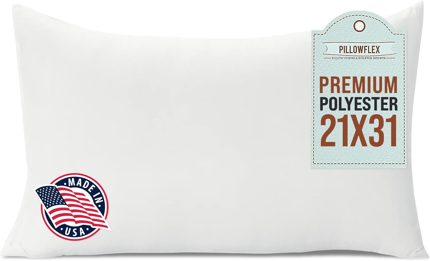 Pillowflex Premium Polyester Throw Pillow Insert for Comfort