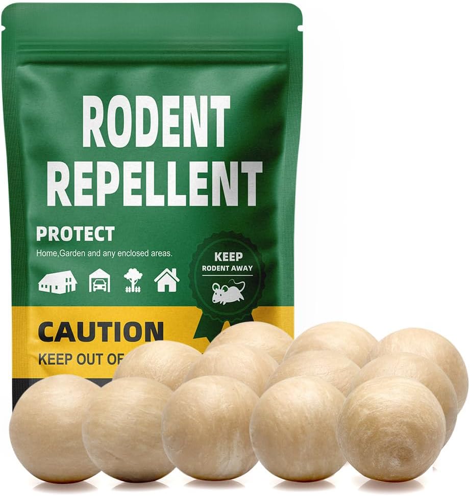 Fast-Acting Rodent Repellent Balls for Indoor and Outdoor Use