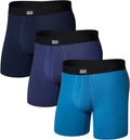 SAXX Core Cotton Boxer Brief with Fly 3-Pack - Everyday Comfort