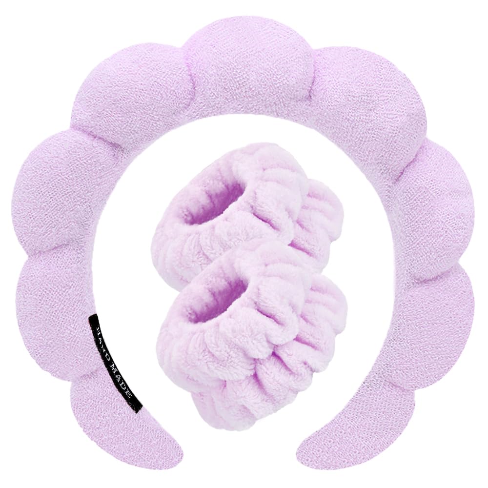 Luxury Spa Headband Set - Soft & Non-Slip Hairband for Women