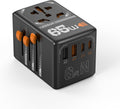 TESSAN Universal Travel Adapter 65W GaN - Compact Worldwide Power