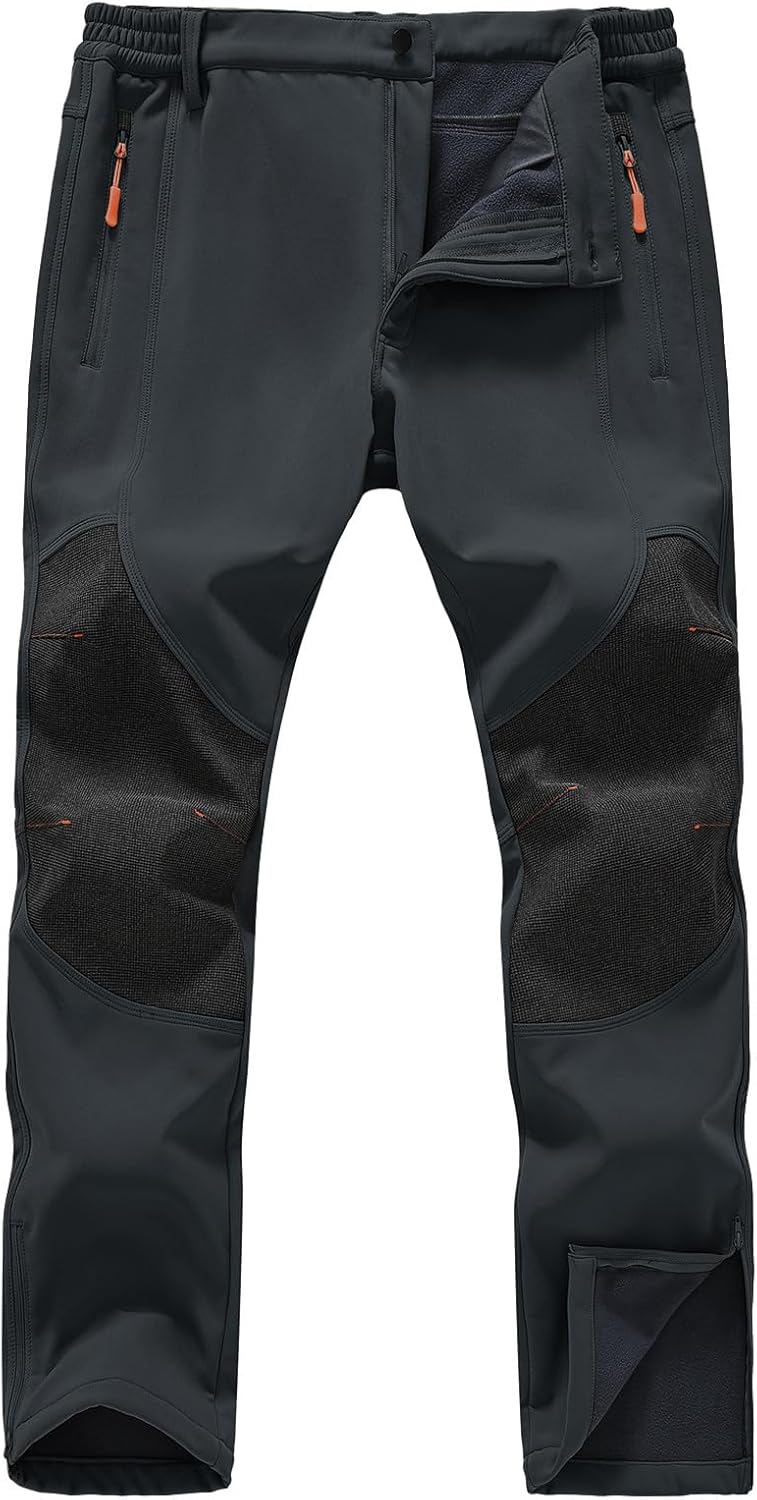 SPOSULEI Mens Ski Waterproof Insulated Pants for Winter Sports
