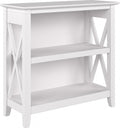 Bush Furniture Key West Small 2 Shelf Bookcase for Home Office