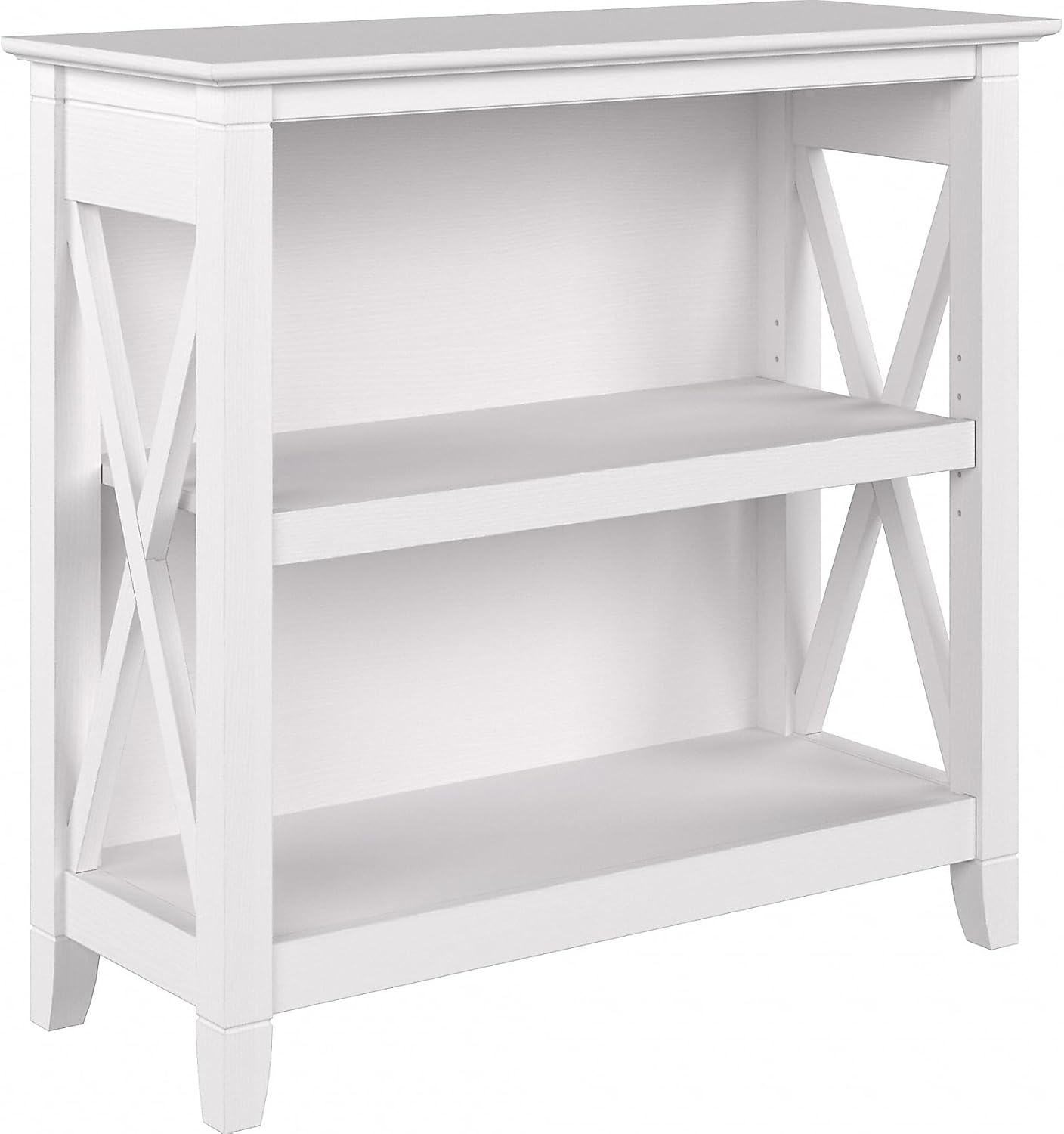 Bush Furniture Key West Small 2 Shelf Bookcase for Home Office