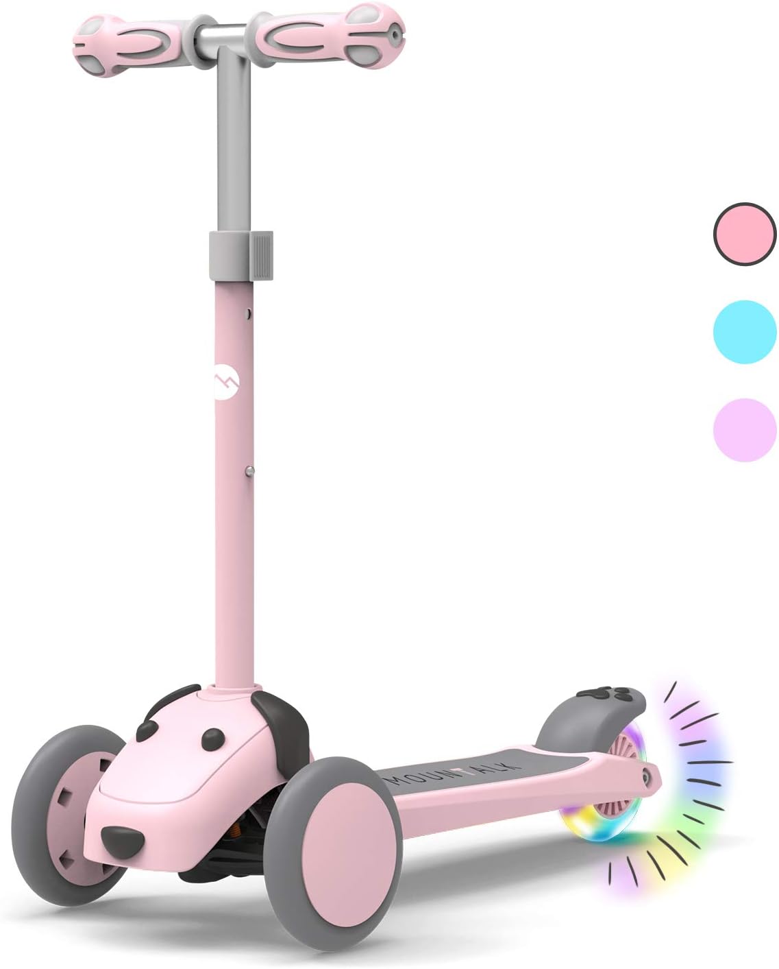 MOUNTALK Kids Scooter for Ages 1-12 with Adjustable Heights