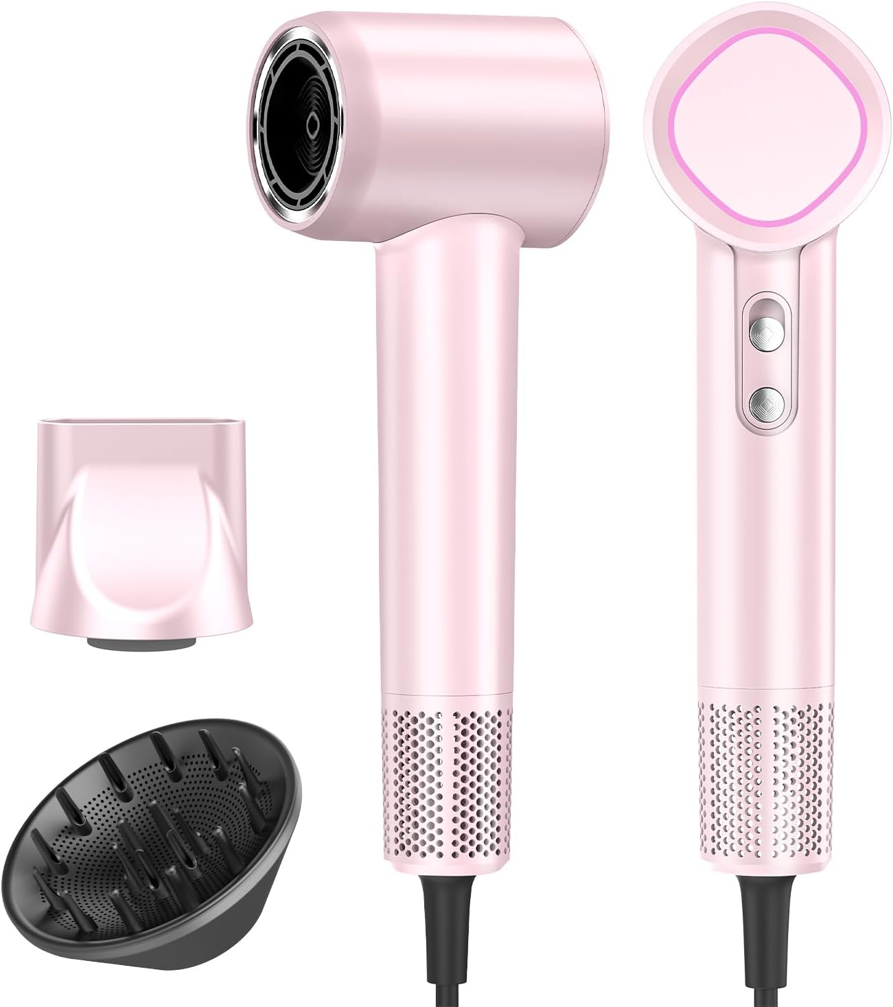 High-Speed Hair Dryer with 500 Million Negative Ions for Styling